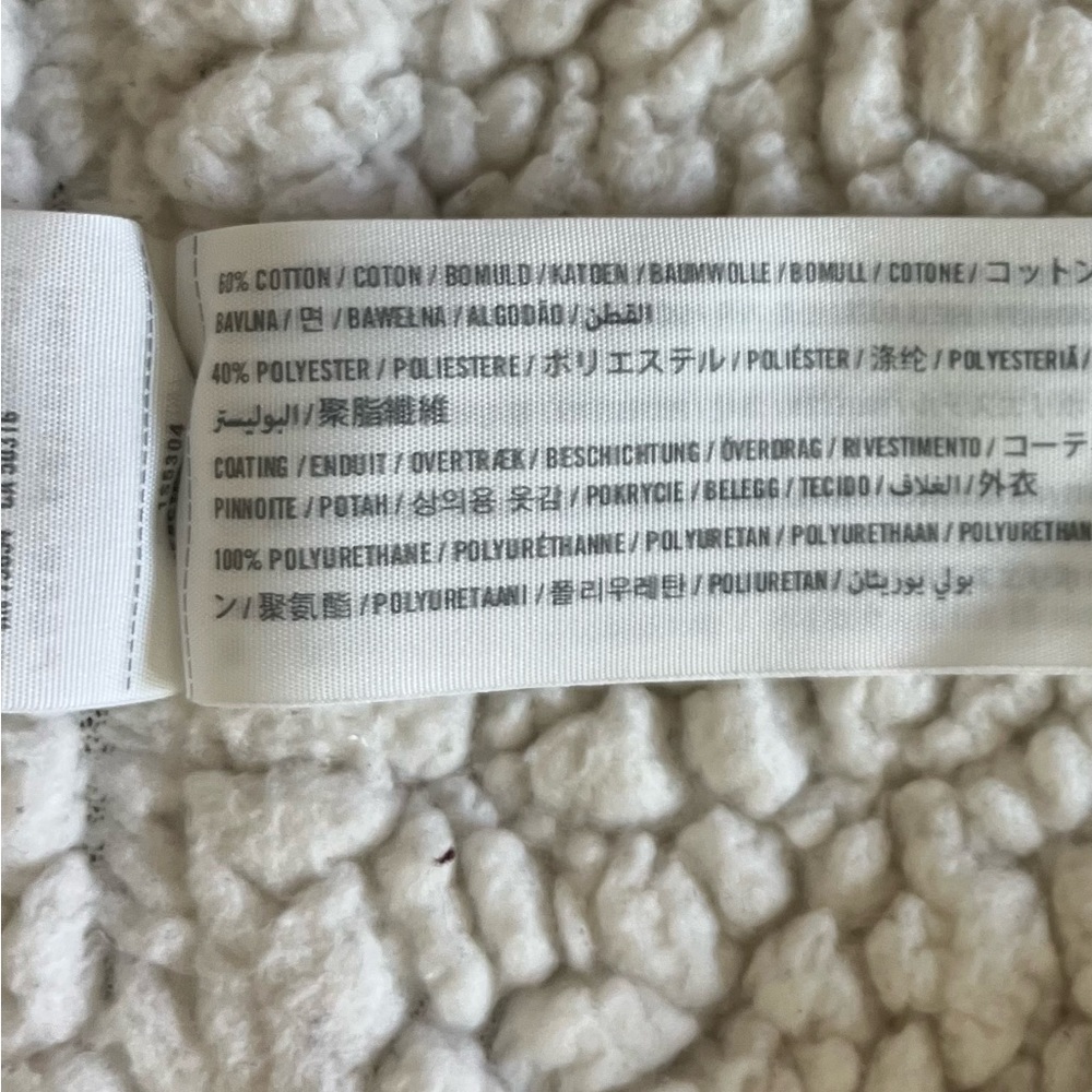 Abercrombie & Fitch Sherpa Lined Cotton Jacket/Cardigan -S - Picture 4 of 5